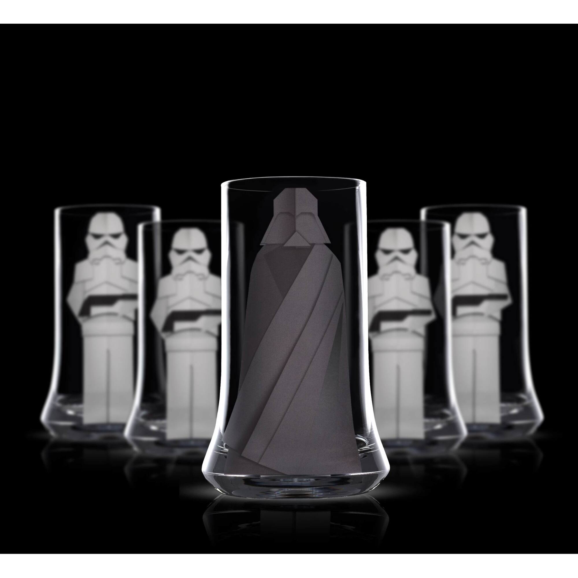 JoyJolt® Star Wars™ 18.5oz. Beware Of the Dark Side Tall Drinking Glasses, 2ct.